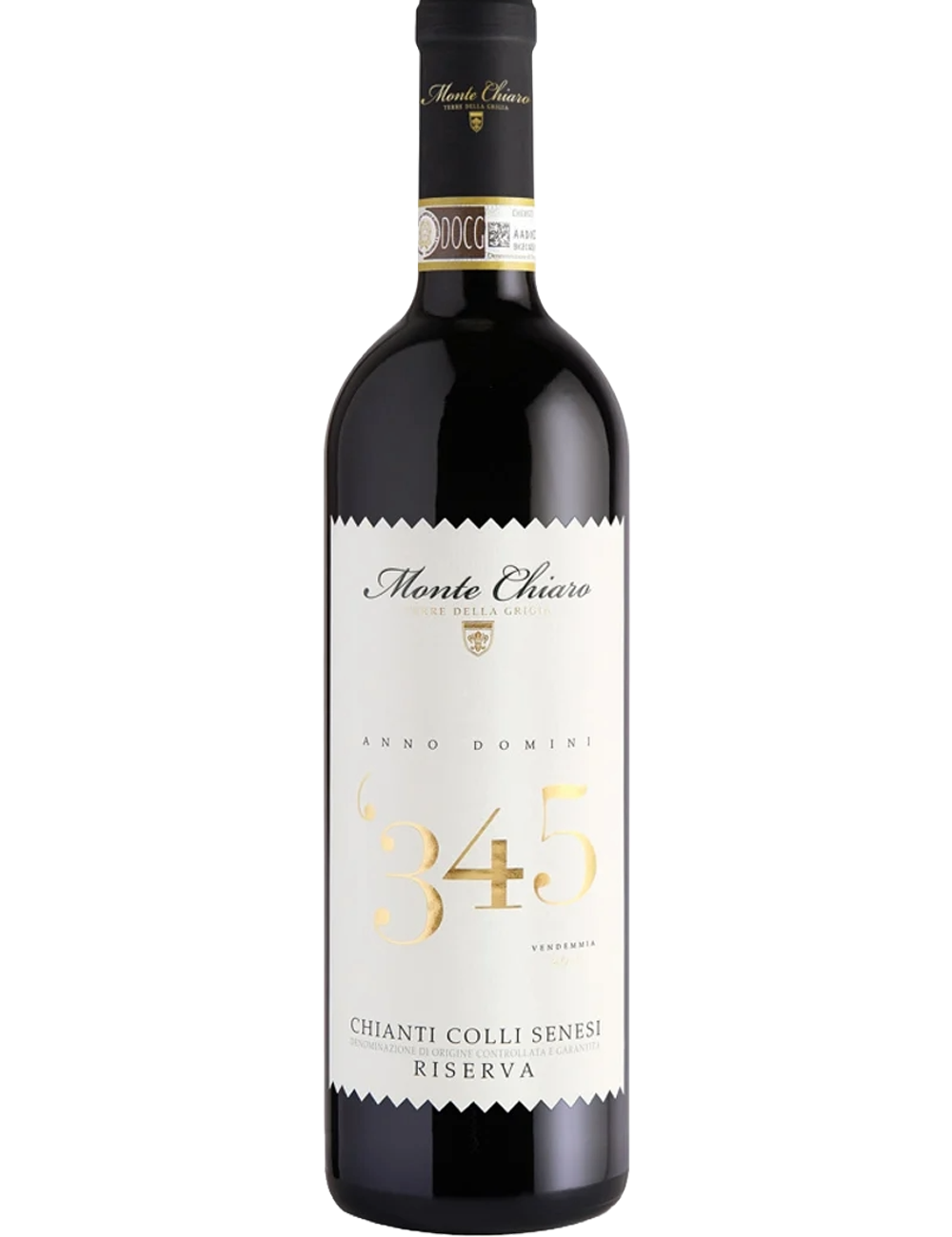Anno Domini ‘345 Chianti Colli Senesi Riserva Monte Chiaro