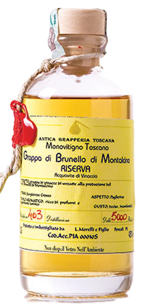 GRAPPA DI BRUNELLO RISERVA Morelli 200ml