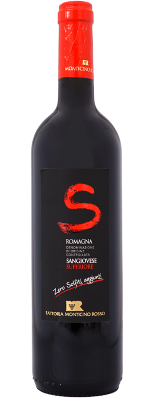 Romagna Sangiovese superiore zero sulfiti DOC 2014 Fattoria Monticino Rosso