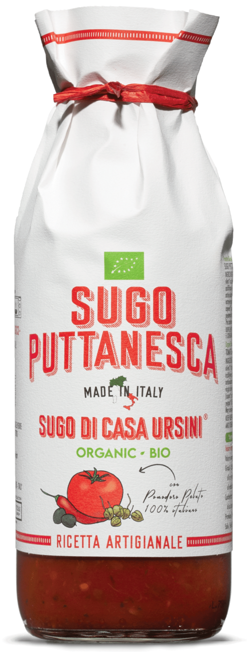 Sos de roșii alla Puttanesca BIO 500gr