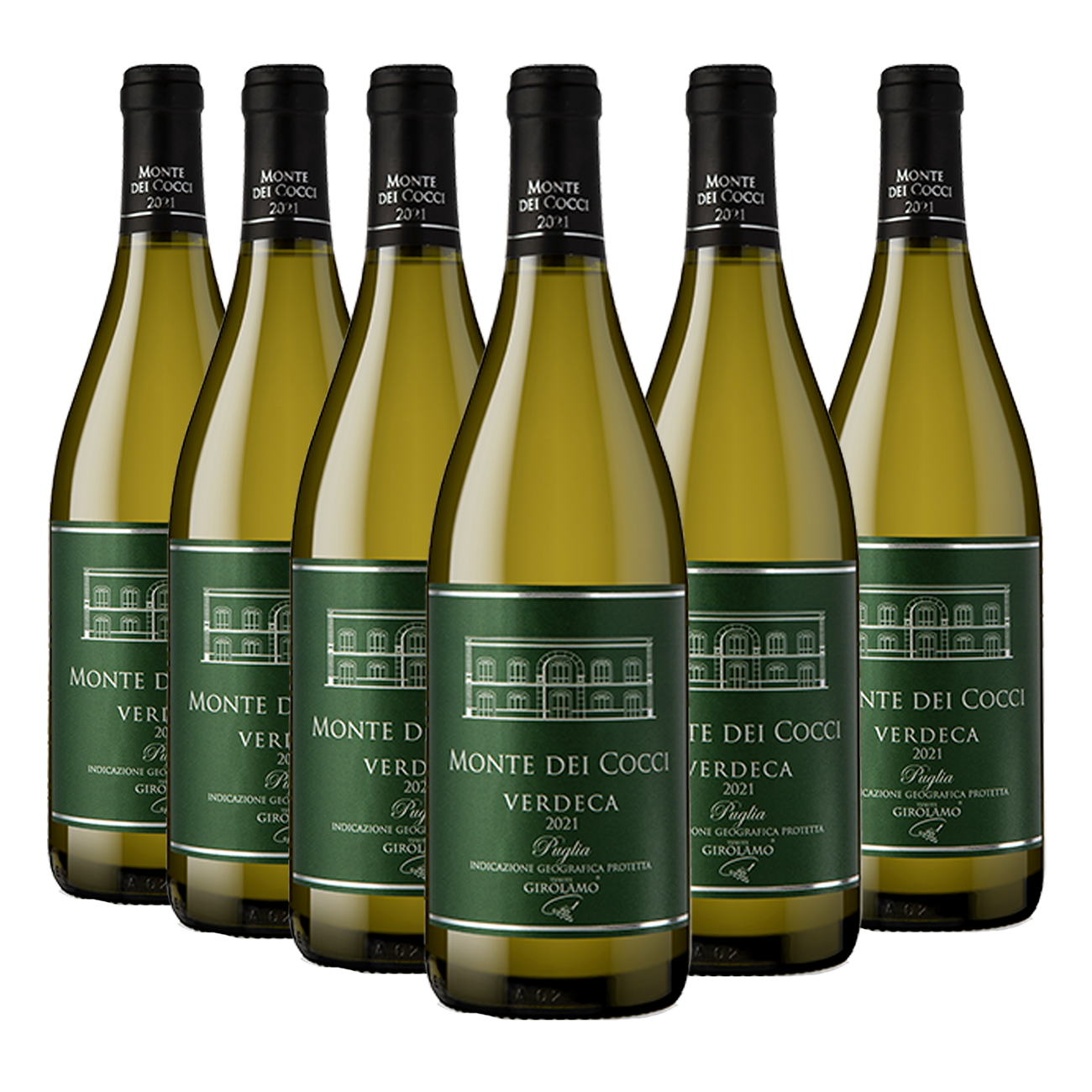 MONTE DEI COCCI Verdeca IGP Puglia - bax 6 sticle