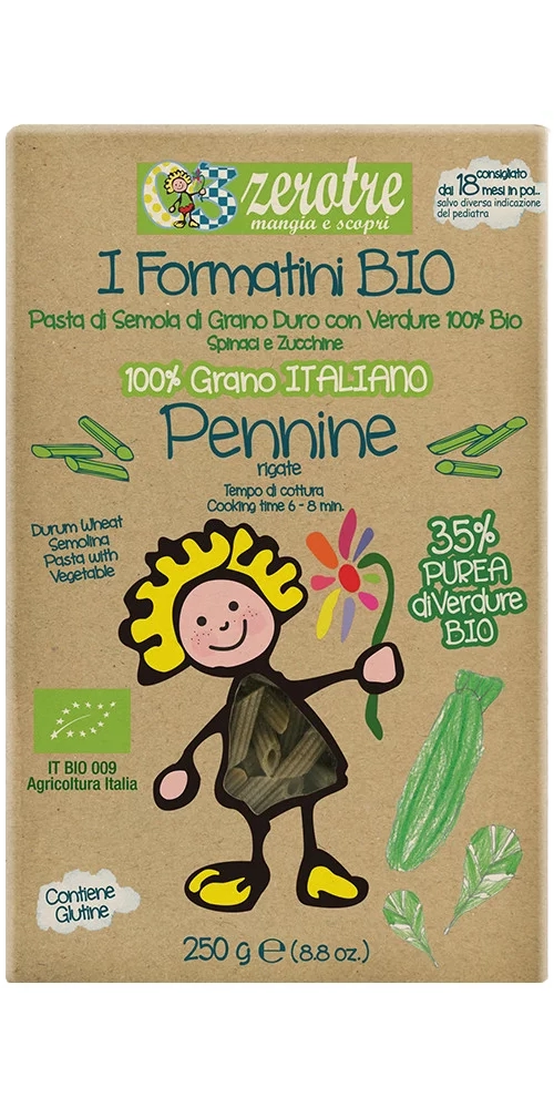 Paste pentru copii Pennine BIO 250 gr