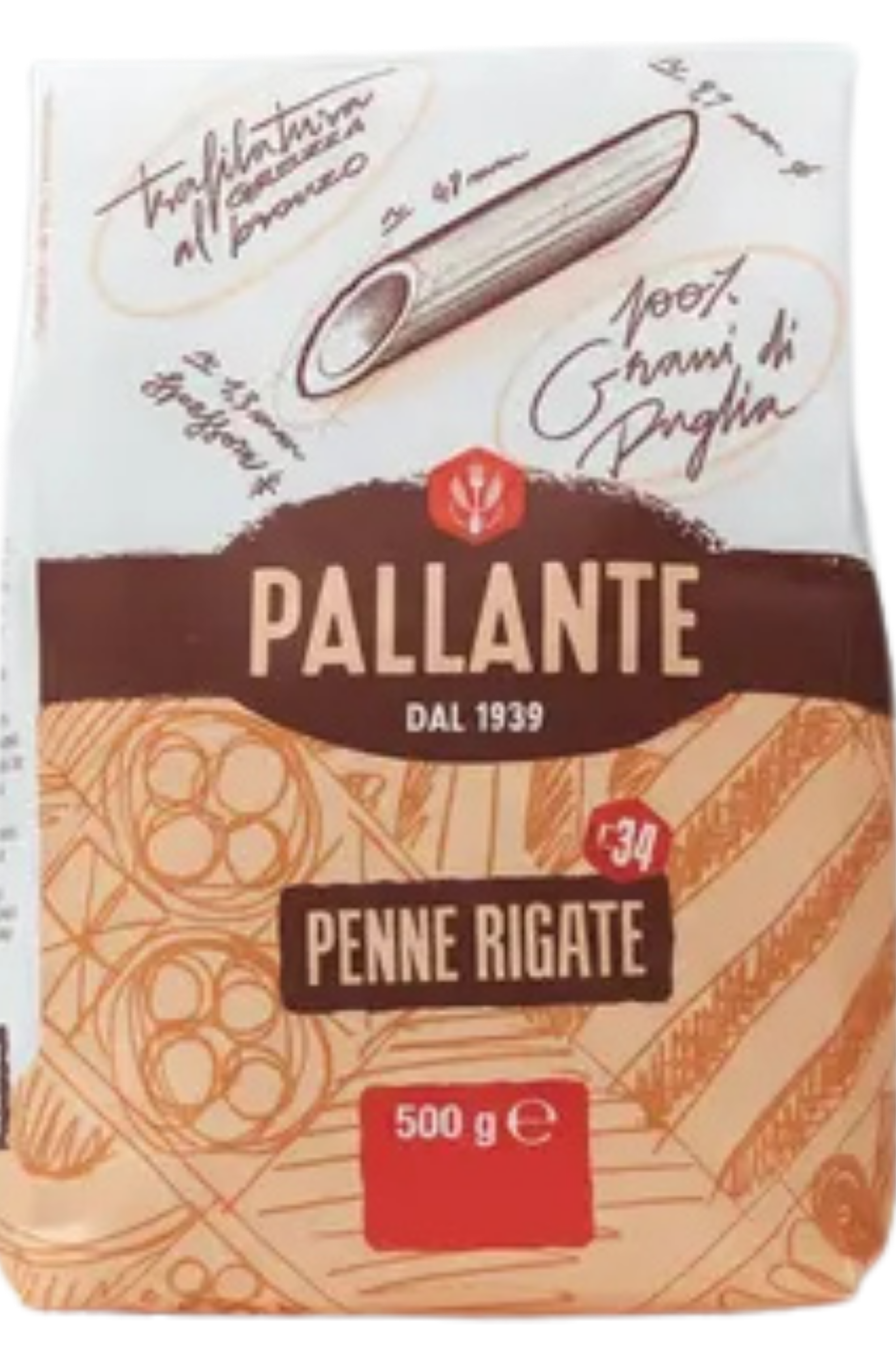 Pallante Paste penne rigate 500gr
