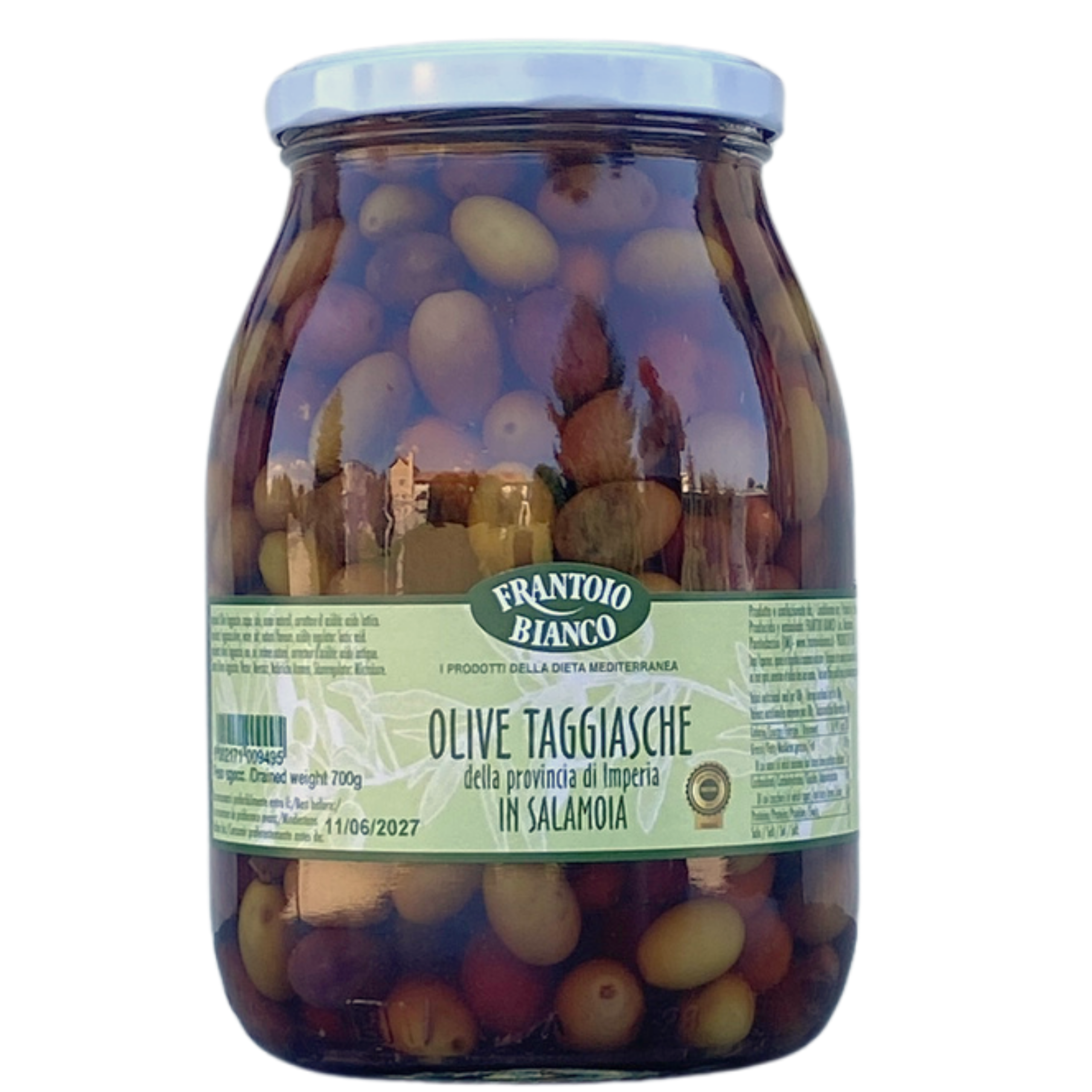 Masline taggiasche in saramura 700 gr