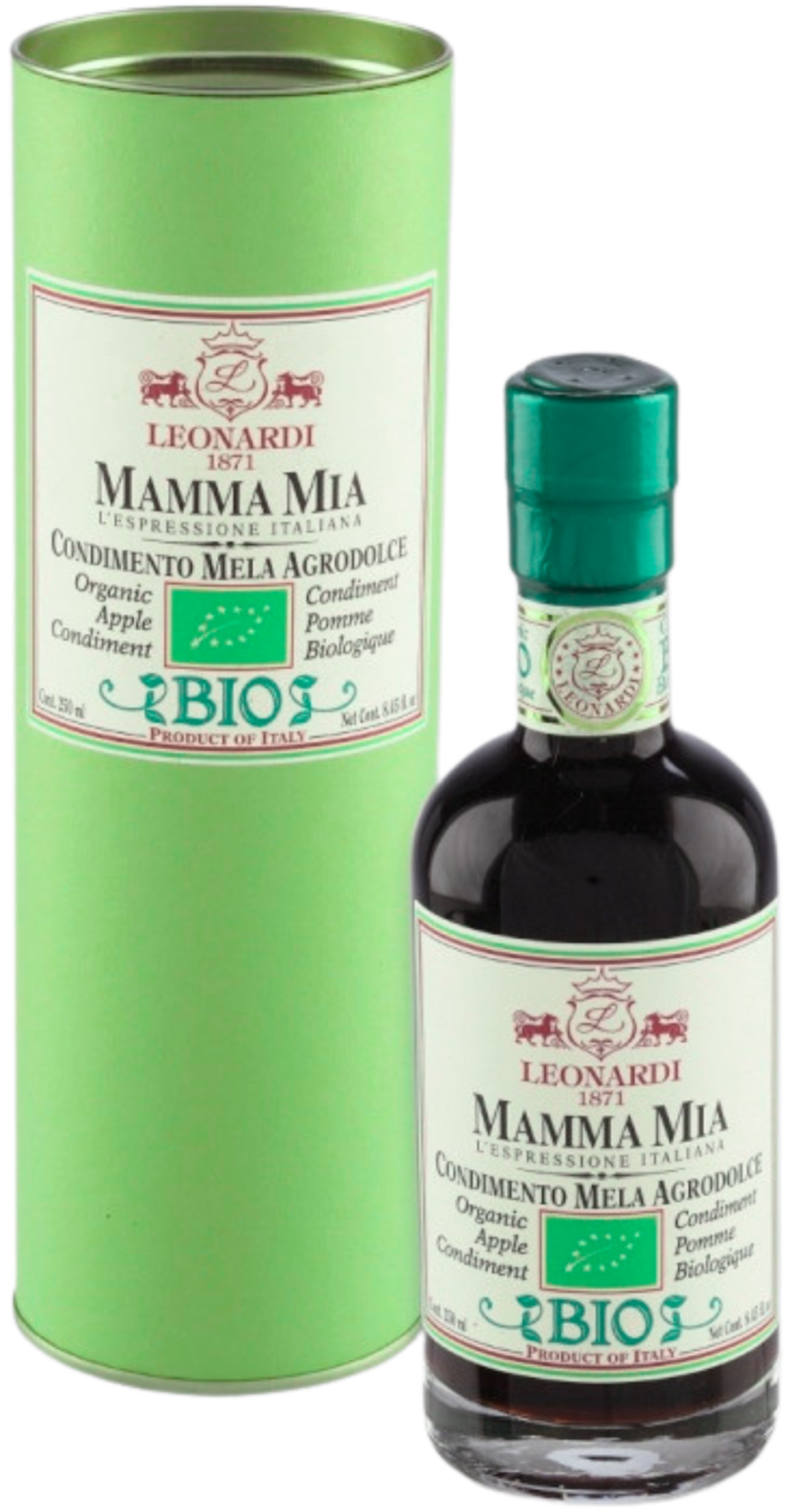 Dressing dulce-acrișor cu mere Mamma Mia Otel balsamic Leonardi BIO - 250ml