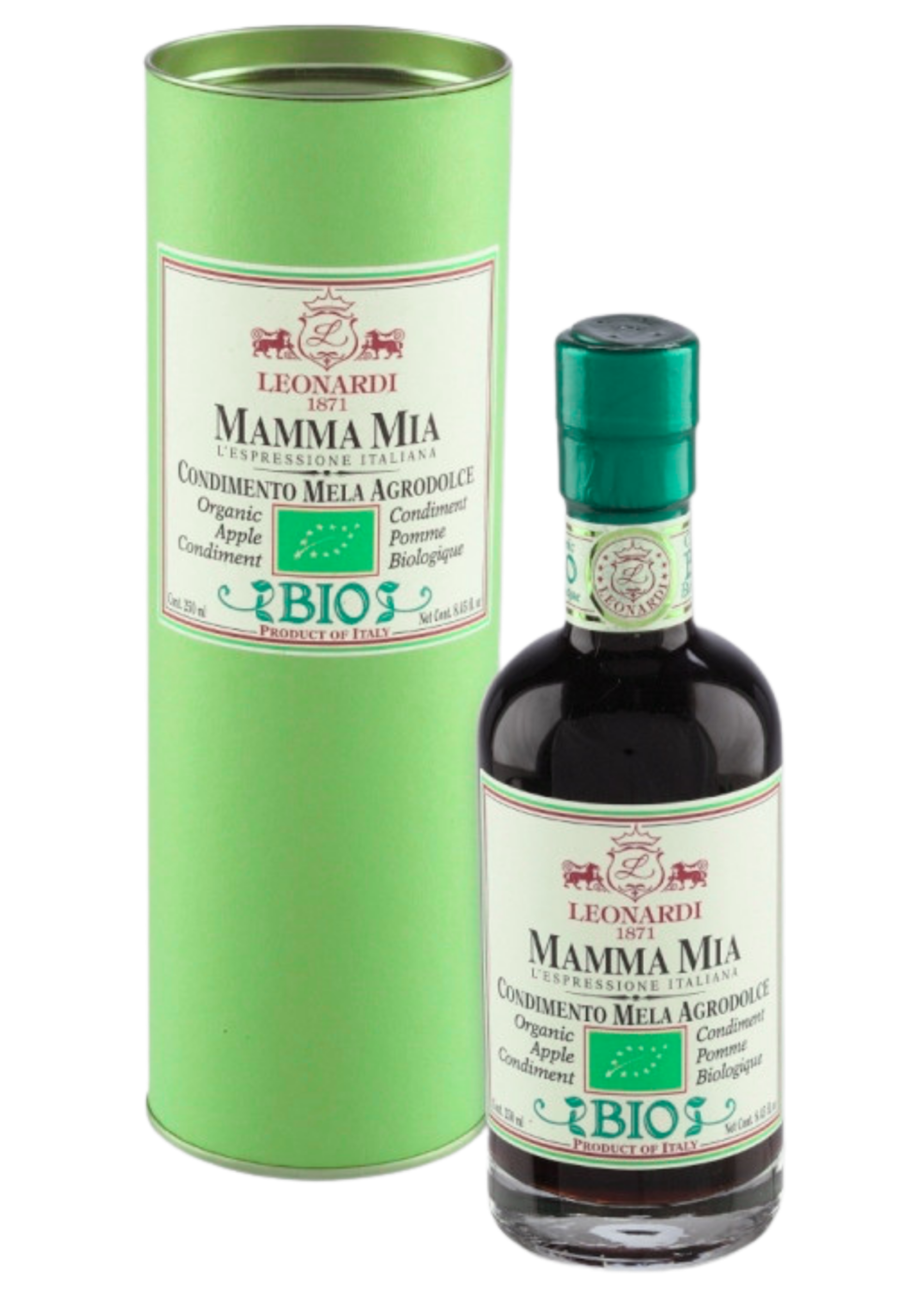 Dressing dulce-acrișor cu mere Mamma Mia Otel balsamic Leonardi BIO - 250ml