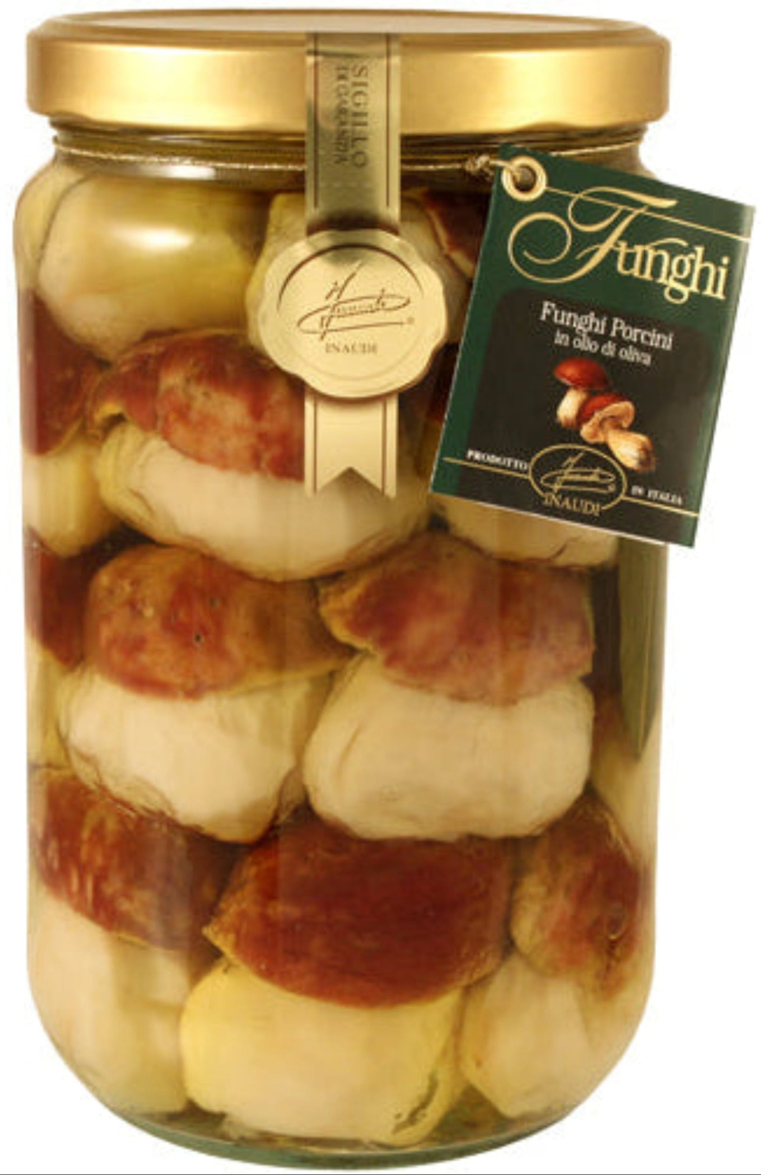 Inaudi Ciuperci Porcini întregi Testa Rossa 1550gr