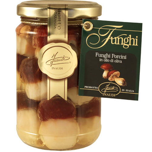 Inaudi Ciuperci Porcini întregi Testa Rossa 280gr