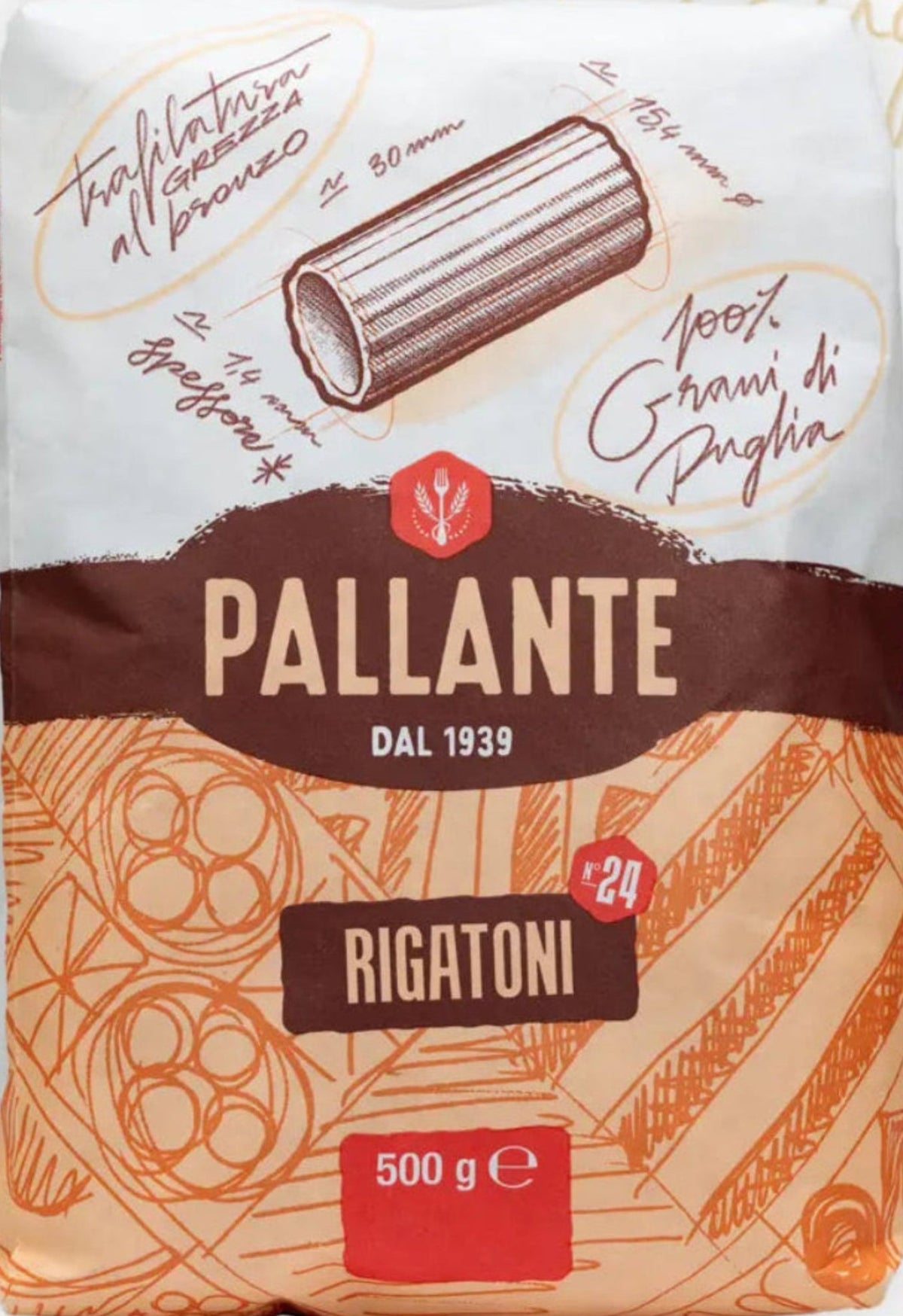 Pallante rigatoni 500gr