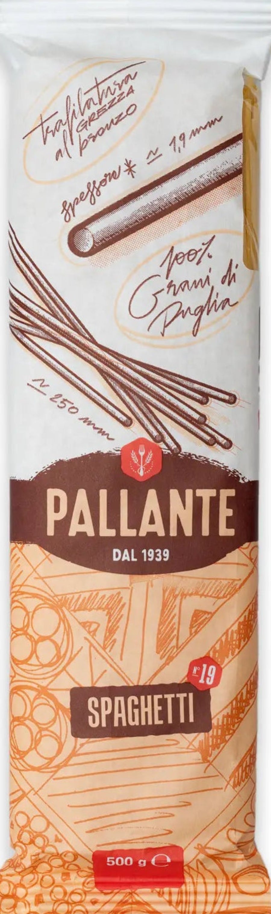 Pallante Paste spaghetti 500gr