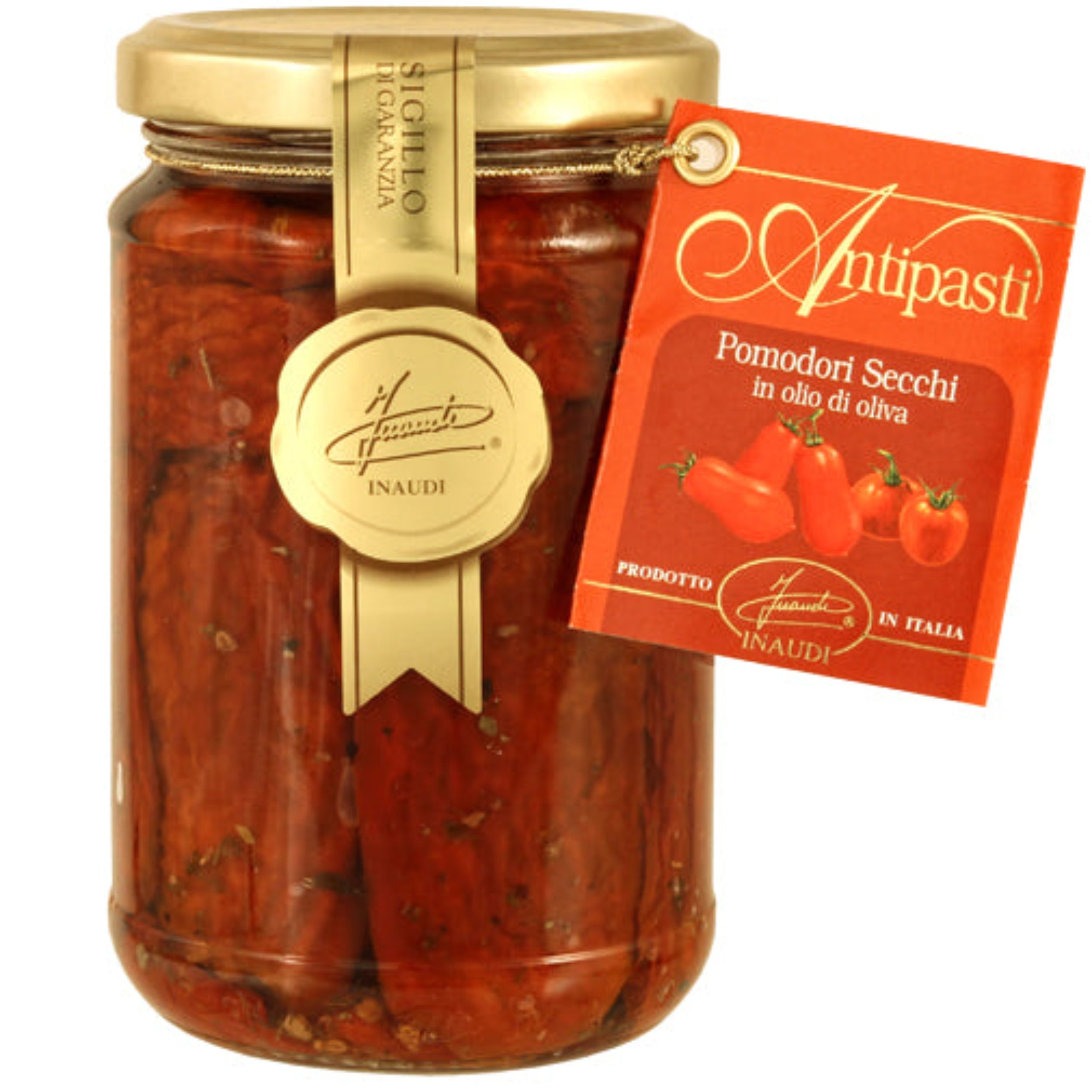 Inaudi Rosii deshidratate in ulei de masline 180gr