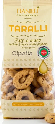 Danieli di Puglia Covrigei Taralli, ceapă, 240g