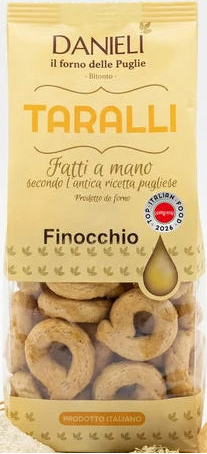 Danieli di Puglia Covrigei Taralli, fenicul, 240g