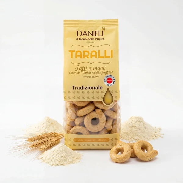 Danieli di Puglia Covrigei Taralli, Traditionali in ulei de masline, 240g