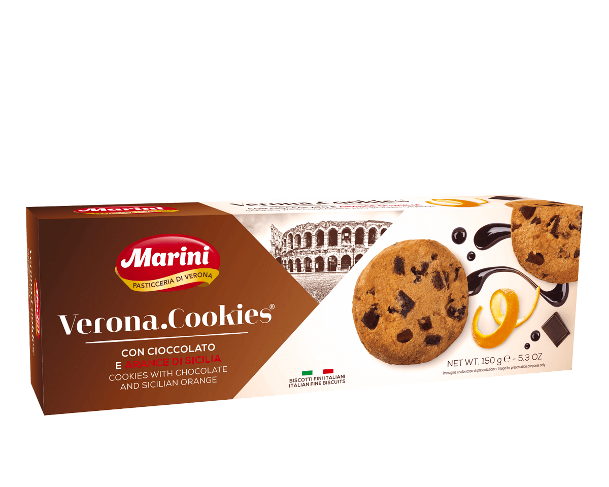 BISCUIȚI VERONA CU CIOCOLATĂ ȘI PORTOCALE SICILIENE