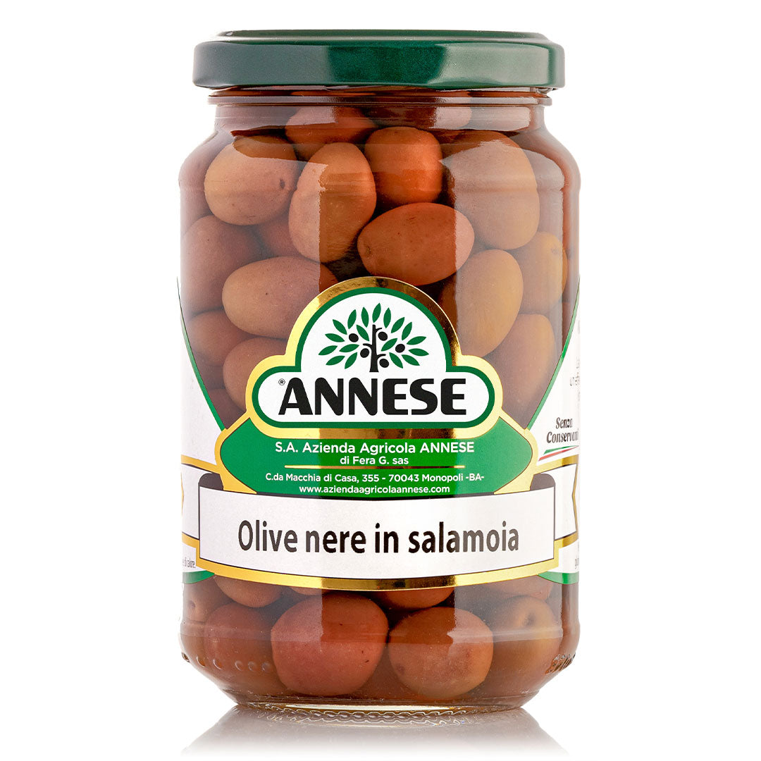 Annese Măsline negre în saramură 350gr