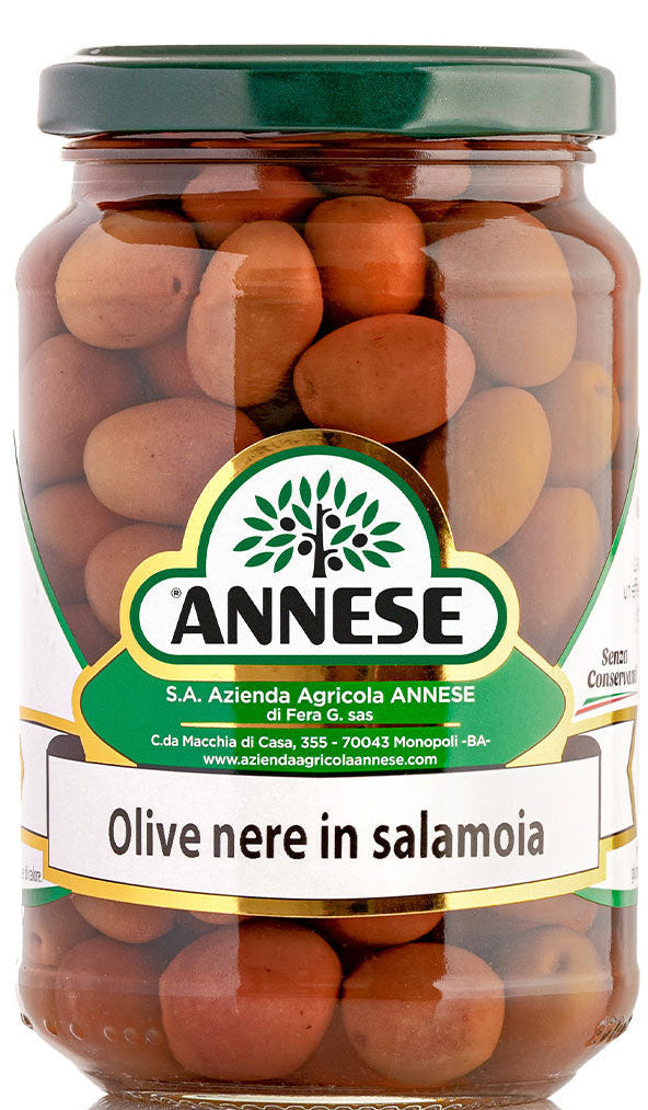 Annese Măsline negre în saramură 350gr