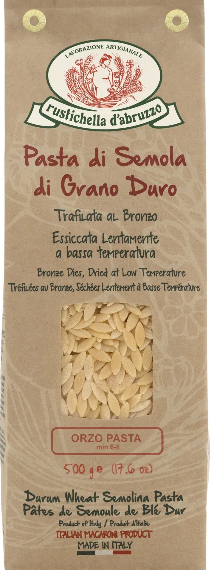 Rustichella d'Abruzzo Pasta Orzo 500gr