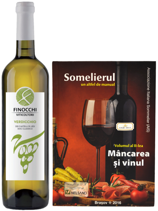 Verdicchio Clasico DOC 2019 Finocchi + carte de asocieri culinare `Somelierul`